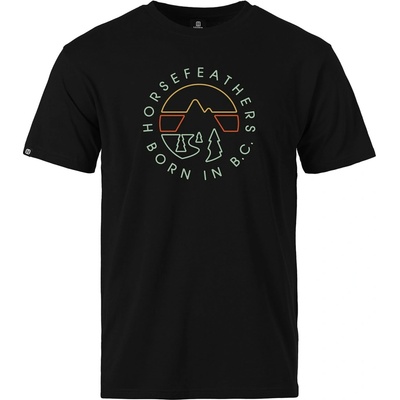 Horsefeathers Line Circle black 24/25