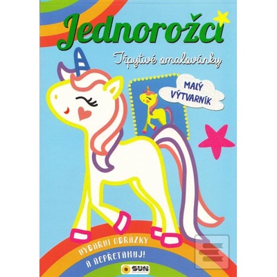 Jednorožci Třpytivé omalovánky