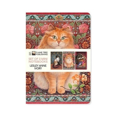Flame Tree Publishing Lesley Anne Ivory Set of 3 Mini Notebooks