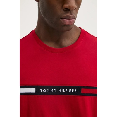 Tommy Hilfiger Памучна тениска Tommy Hilfiger в червено с апликация MW0MW36498 (MW0MW36498)