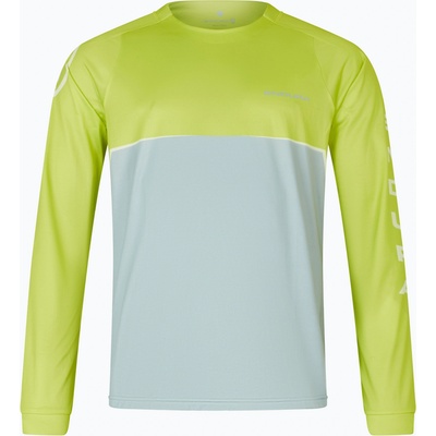 Endura Мъжки велосипед с дълъг ръкав Endura Core Printed lime green
