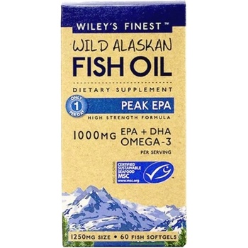 Wiley's Finest Рибено масло Омега-3 EPA, 60 капсули, Wiley's Finest (BB271102)