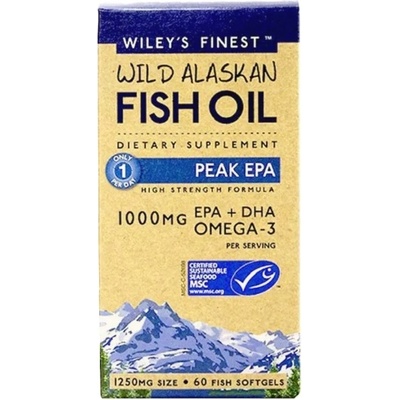Wiley's Finest Рибено масло Омега-3 EPA, 60 капсули, Wiley's Finest (BB271102)