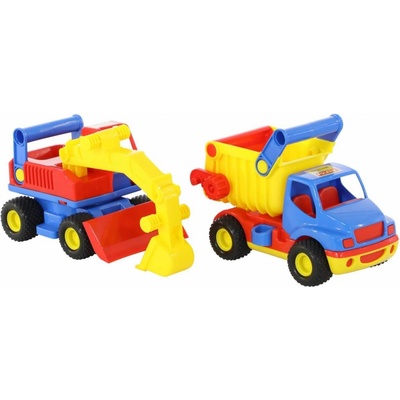KIK WADER 0452 Auto sklápěčka + bagr KX6883