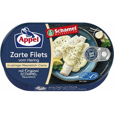 Appel Filety zo sleďov v smotanovo-chrenovej omáčke 200 g