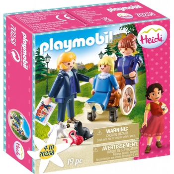 Playmobil 70258 Klára s otcom a slečna Rottenmeierová
