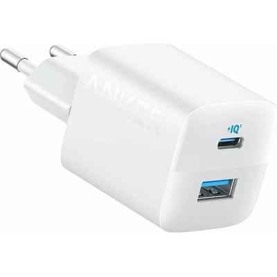 Anker Зарядно устройство Anker 323 (Wall Charger) - Type-C, USB, 33W - Бяло