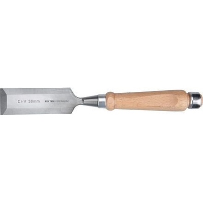 Dláto s kvalitní bukovou rukojetí Extol Premium 8812338, 38mm, délka 290mm, CrV