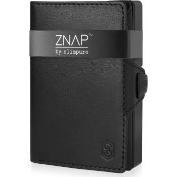 Slimpuro ZNAP, тънък портфейл, 12 карти, преградка за монети, 8, 9 х 1, 8 х 6, 3 см. (Ш х В х Д), RFID защита (TT-S5IJ-MU8F) (TT-S5IJ-MU8F)