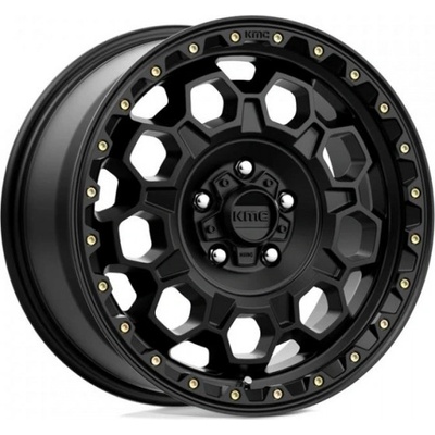KMC KM545 TREK 9x17 5x127 ET18 Satin Black