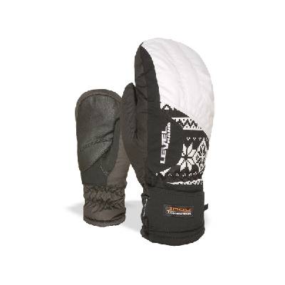 Rukavice Level ALPINE W Mitt PK Black velikost 7,5