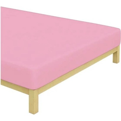 BedTex Prostěradlo jersey růžové 140x200