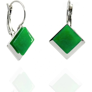 Foxette náušnice Jade z chirurgické oceli patent JF_0369+