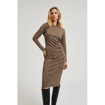 Moodo Кафяви миди рокли с набирания Moodo Moodo | Kafyav | ЖЕНИ | XS