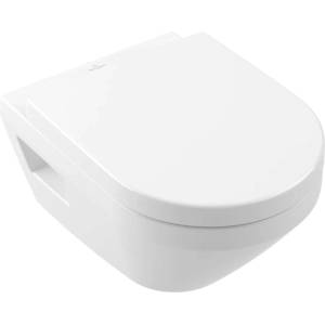 Villeroy & Boch Architectura - Окачена тоалетна чиния, със седалка SoftClosing, TwistFlush, CeramicPlus, алпийско бяло 5684CLR1 (5684CLR1)