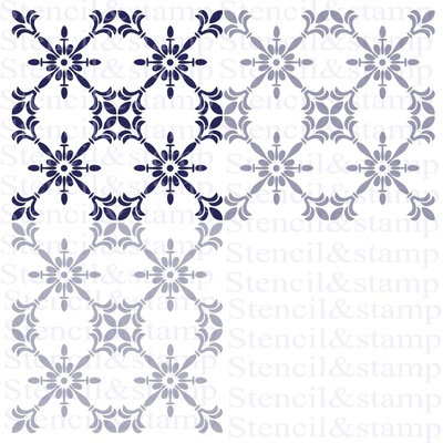 Stenci Маракеш шаблон флорално , геометрични - 2591