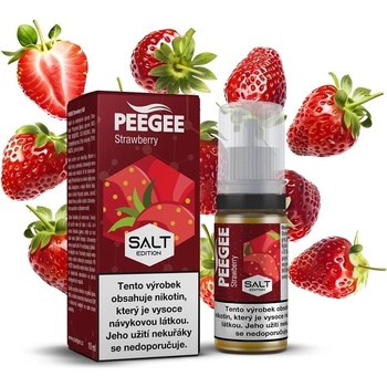 PEEGEE Salt - Jahoda 10 ml 10 mg