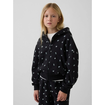 GAP dětská oversize mikina s logem VintageSoft černá