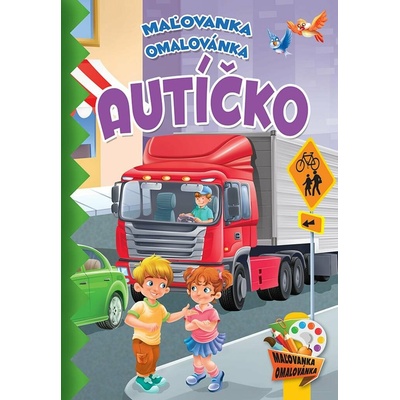 Maľovanka Omalovánka a aktivity Autíčko