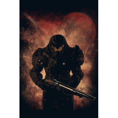 Plagát, Obraz - Space Marine, 26.7 × 40 cm