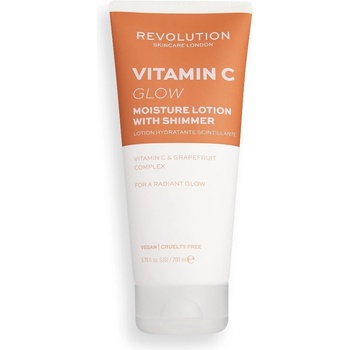 Revolution Skin REVOLUTION Body Skincare Vitamin C (Glow) Moisture Lotion with Shimmer Лосион за тяло дамски 200ml