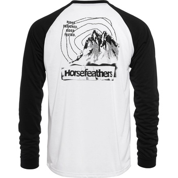 Horsefeathers Тениска Shank LS - бяла Horsefeathers | Byal | МЪЖЕ | S