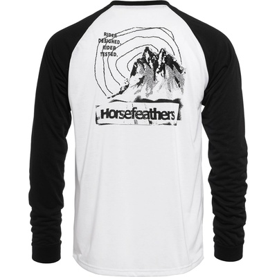 Horsefeathers Тениска Shank LS - бяла Horsefeathers | Byal | МЪЖЕ | S