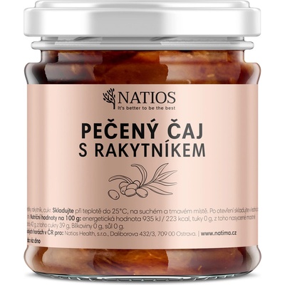 NATIOS Pečený čaj s rakytníkem 210 ml