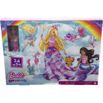 Mattel Barbie pohádkový adventní kalendář 2023 HVK26