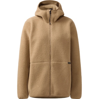 Haglöfs Дамско поларено яке Haglöfs Women's Funäs Pile Hood Fleece jacket - Oak Brown (105-6140-0112)