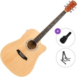 Pasadena PDC-10E Standard SET Natural Електро-акустична китара Дреднаут