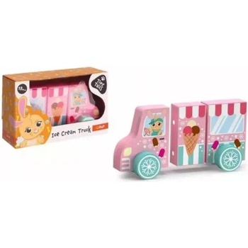 Trefl Трефл: Tiny Tails Магнитен дървен сладолед камион (61999)