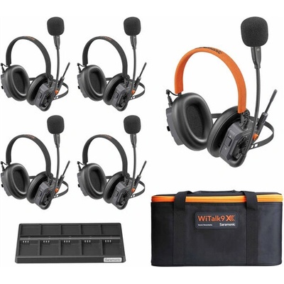 Saramonic WiTalk9 X 5-Person Helmet-Style Wireless Full-Duplex Intercom System