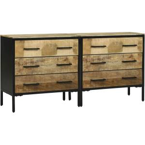 vidaXL Скейдбордове 70 x 35 x 70 см Кафяво Грубо мангово дърво масив (3310122)