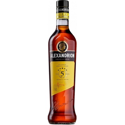brandy alexandrion 5* 37,5% 0,7 l (holá láhev)