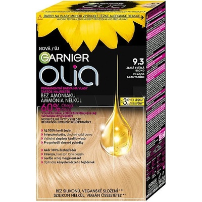 Garnier Olia permanentná oxidačná farba na vlasy - Zlatá svetlá blond 9.3