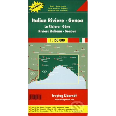 Italian Riviere Genoa 1:150 000