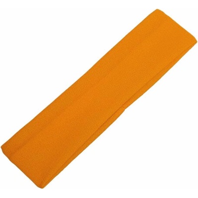 RB-nakuplevne Oranžová látková čelenka, šířka 4 cm