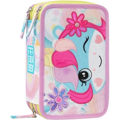 MOFUMOFU Ученически несесер с пособия Mofumofu - Unicorno, с 3 ципа (73304UN)