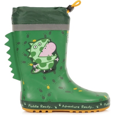 Regatta Гумени ботуши Regatta Peppa Pig Puddle Wellington - Dino Green