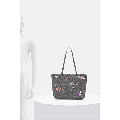 Zadig&Voltaire шопинг чанта дамска от имитация на кожа Z SHOPPER MONOGRAM TAG (LWBA04281)