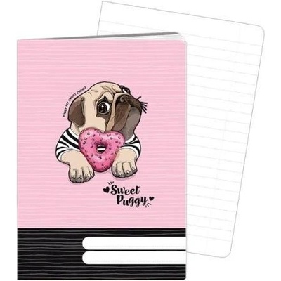 Argus Školní sešit 644 A6 Puggy linkovaný 2 – Zboží Mobilmania