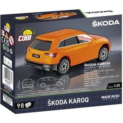 COBI 24585 1:35 Automobil Škoda Karoq – Zbozi.Blesk.cz