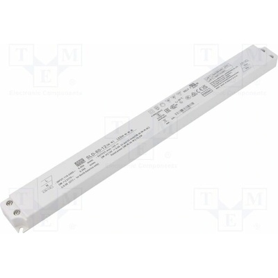 MEAN WELL SLD-80-12 Napájecí zdroj: spínaný; LED; 80W; 12VDC; 6,6A; 110÷305VAC; SLD-80