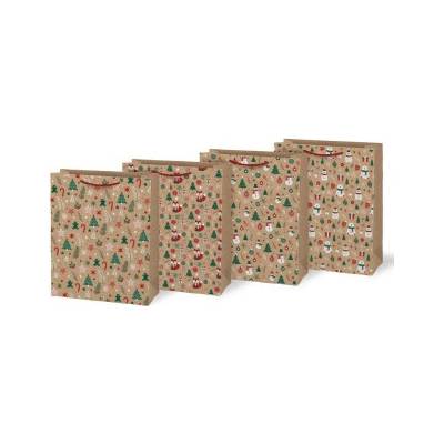 Taška MFP vánoční set 4ks L LUX KRAFT mix V12(260x320x138)