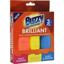 Handry a utierky na umývanie Buzzy Brilliant Utierky z mikrovlákna 3 ks