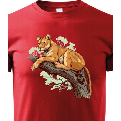 Dětské tričko Puma Červená Canvas Bezvatriko.cz 2182