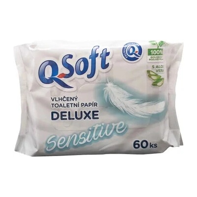 Q-Soft vlhčený Levanduľa Deluxe 60 ks