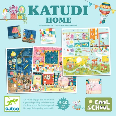 DJECO Stolní hra Cool School Katudi Home