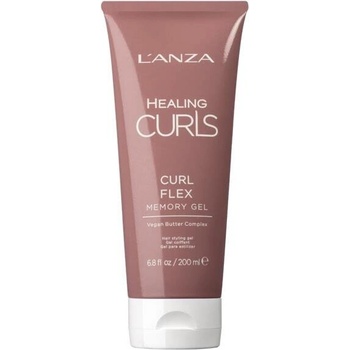 LANZA Healing curls curl flex memory gel lanza Гел за коса с мемори ефект 200 мл